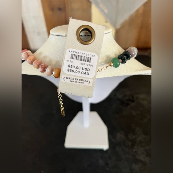 Anthropologie Rainbow stone necklace - Picture 7 of 7